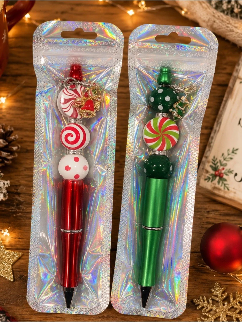 🎄✨ NEW Christmas Holiday Novelty Pens – Set of 2 ✨🎄